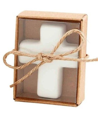 Mottled ceramic pocket cross keepsake for faith and comfort