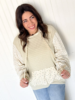 POL Everyday Contrast Pocket Pullover - 140 Sweatshirts + Sweaters - The Farmhouse