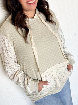 POL Everyday Contrast Pocket Pullover - 140 Sweatshirts + Sweaters - The Farmhouse