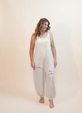POL Retro Bloom Lounge Overalls - 180 One Piece Outfits - The Farmhouse