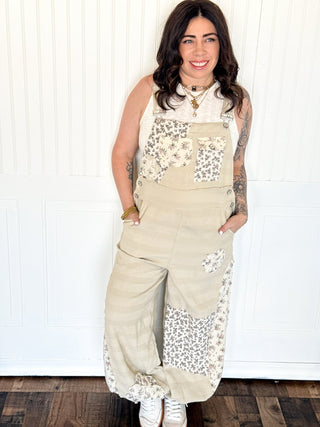 POL Rustic Petal Patch Overalls - 180 One Piece Outfits - The Farmhouse