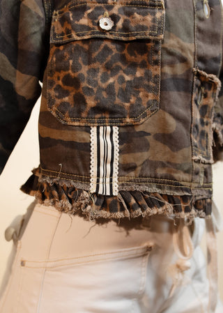 POL Women's Countryside Camo Contrast Shacket - 160 Outerwear - The Farmhouse