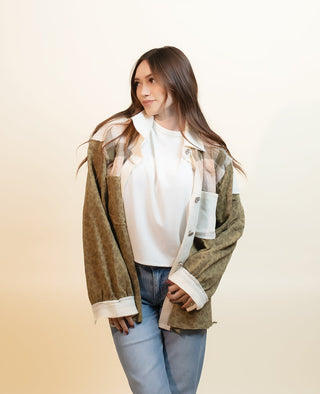 POL Women's Cozy Backroads Plaid Shacket - 140 Sweatshirts + Sweaters - The Farmhouse