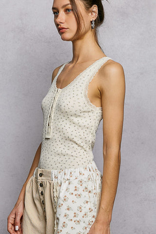 POL Women's English Garden Tank Top - 130 Basics - The Farmhouse