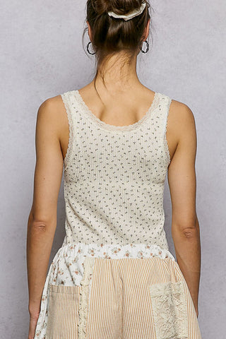 POL Women's English Garden Tank Top - 130 Basics - The Farmhouse