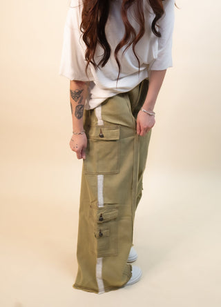 POL Women's Khaki Creek Woven Pants - 240 Pants - The Farmhouse