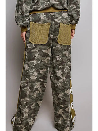 POL Women's Peaceful Rebel Camo Wide-Leg Pants - 240 Pants - The Farmhouse