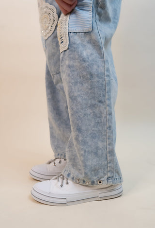 POL Women's Pumpkin Patch Denim Pants - 240 Pants - The Farmhouse