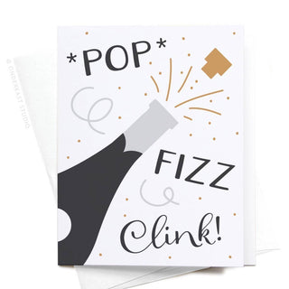 Pop Fizz Clink Champagne Greeting Card - 423 Stationery - The Farmhouse