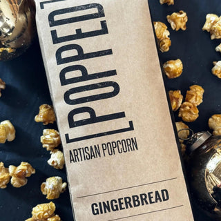 Popped Artisan Popcorn, Gingerbread Flavor - The Farmhouse