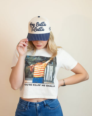 Poppy + Pine Navy Stripes Hey Batta Batta Hat - 260 Fashion Accessories - The Farmhouse