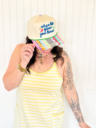 Poppy + Pine When Life Gives You Limes Hat - 260 Fashion Accessories - The Farmhouse