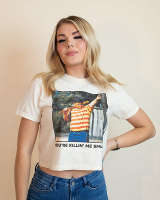 Poppy + Pine Women's You're Killing Me Smalls Crop Graphic Tee - 120 Graphic Tees - The Farmhouse