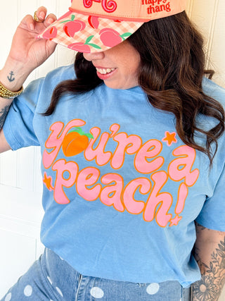 Poppy + Pine You're a Peach Crop Tee - 120 Graphic Tees - The Farmhouse