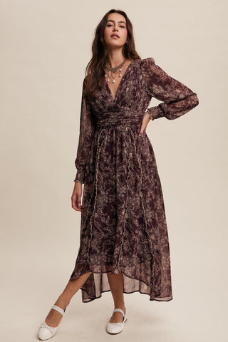 Prairie Bloom Boho Western Romantic Dress - The Farmhouse