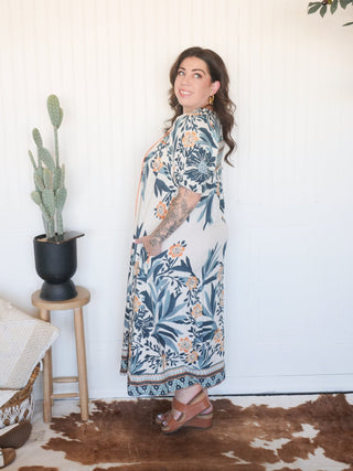 Prairie Bloom Floral Midi Dress - 170 Dresses - The Farmhouse