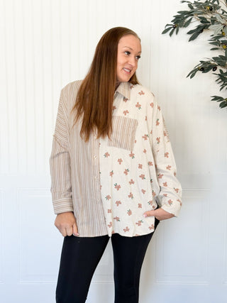 Prairie Bloom Mix Shirt - 160 Outerwear - The Farmhouse