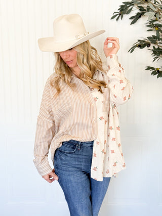 Prairie Bloom Mix Shirt - 160 Outerwear - The Farmhouse