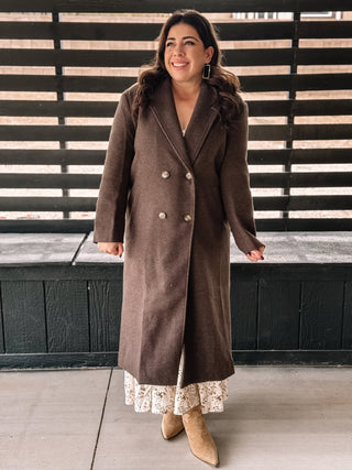 Prairie Winds Boho Western Lapel Duster Coat, Heathered Mocha - The Farmhouse