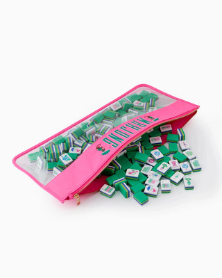 *PRE ORDER* OH MY MAHJONG Pink Monkey Mahjong Bag - The Farmhouse