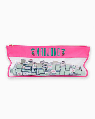 *PRE ORDER* OH MY MAHJONG Pink Monkey Mahjong Bag - The Farmhouse