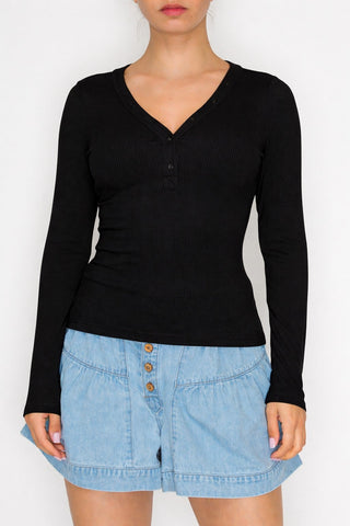 PRE ORDER The Onyx Trail Long Sleeve Knit Top - 100 Casual Tops - The Farmhouse