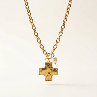 Pressie Forge Cross Necklace - 290 Jewelry - The Farmhouse