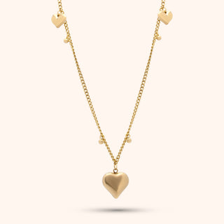 Pressie Linked Hearts Necklace - Necklaces - The Farmhouse