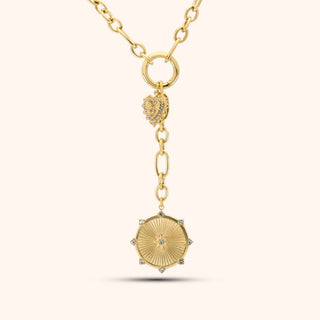 Pressie Radiant Heart Lariat - Necklaces - The Farmhouse
