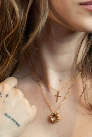 Pressie Still Cross Necklace - 290 Jewelry - The Farmhouse