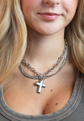 Pressie Unity Cross Necklace - 290 Jewelry - The Farmhouse