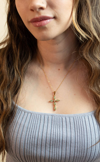 Pressie Willow Cross Necklace - 290 Jewelry - The Farmhouse