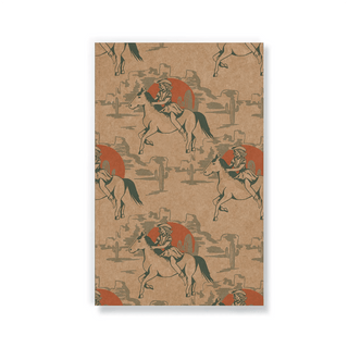 Pretty Cowgirl Kraft Classic Layflat Notebook - 423 Stationery - The Farmhouse