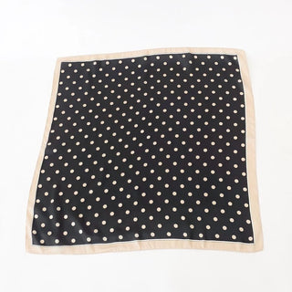 PRETTY SIMPLE Alice Square Scarf, Black Polka Dot - 260 Fashion Accessories - The Farmhouse