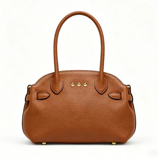 Pretty Simple Veronica Small Tote, Brown - 280 Bags - The Farmhouse