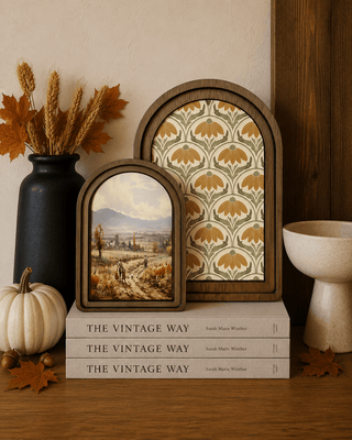 Pumpkin Field Canvas Art Set 11x8.25"+8x6" - 420 Home Decor - The Farmhouse