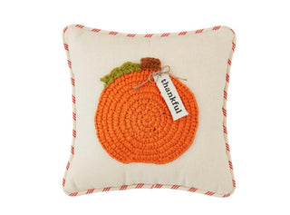 Pumpkin Mini Crochet Pillow - 420 Home Décor - The Farmhouse