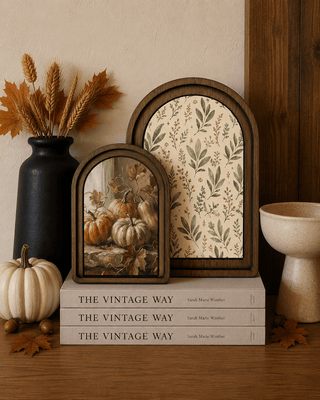 Pumpkin Still Life Canvas Art Set 11x8.25"+8x6" - 420 Home Decor - The Farmhouse