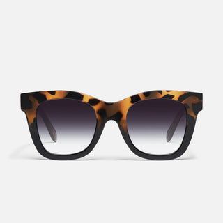 QUAY After Hours Large Square Women's Sunglasses, Tortoise Black/Black - 260 Fashion Accessories - The Farmhouse