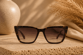 QUAY Call The Shots Remixed Large Cat Eye Sunglasses, Neutral Tortoise/Brown - 260 Fashion Accessories - The Farmhouse