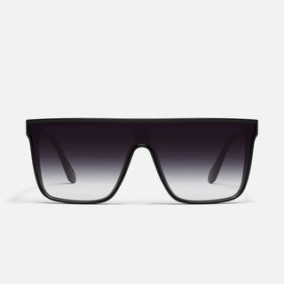 QUAY Nightfall Women's Flat Top Shield Sunglasses, Black/Fade - 260 Fashion Accessories - The Farmhouse