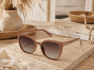 QUAY Staycation Cat Eye Sunglasses, Doe Brown - 260 Fashion Accessories - The Farmhouse
