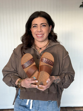 Reef Cushion Vista Hi, Brown/Leopard - 300 Footwear - The Farmhouse