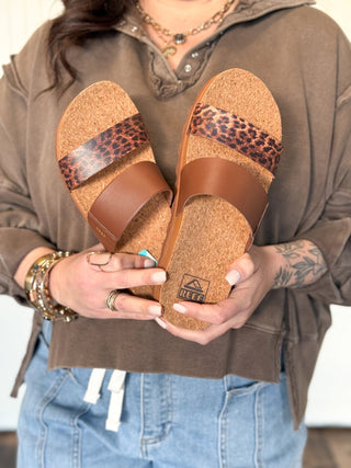 Reef Cushion Vista Hi, Brown/Leopard - 300 Footwear - The Farmhouse