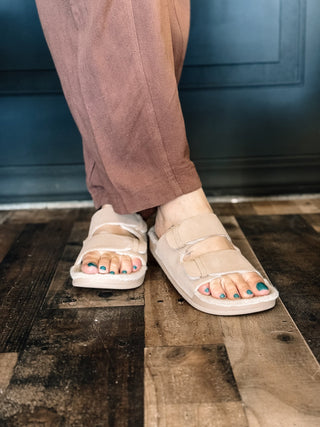 Reef Ojai Two Bar Cozy Slippers - Tan - The Farmhouse