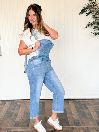 Relaxed Stretch Boyfriend Overall - 210 Jeans - The Farmhouse