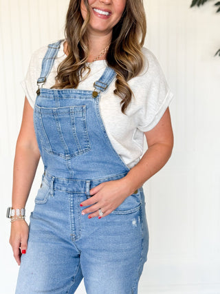 Relaxed Stretch Boyfriend Overall - 210 Jeans - The Farmhouse