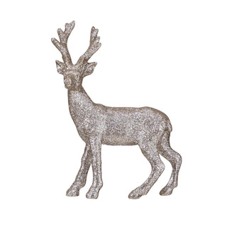 Resin Buck w/ Glitter - Silver Finish - The Farmhouse