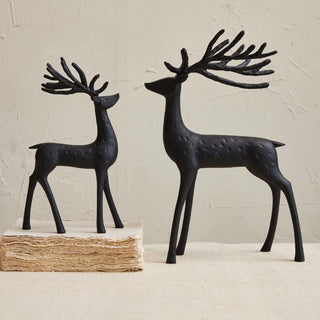 Resin Reindeer - Black - Small - The Farmhouse