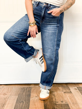 Risen High Rise Barrel Jeans - 210 Jeans - The Farmhouse